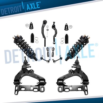 14pc Front Control Arms Struts Complete Assembly for Chevy Trailblazer GMC Envoy