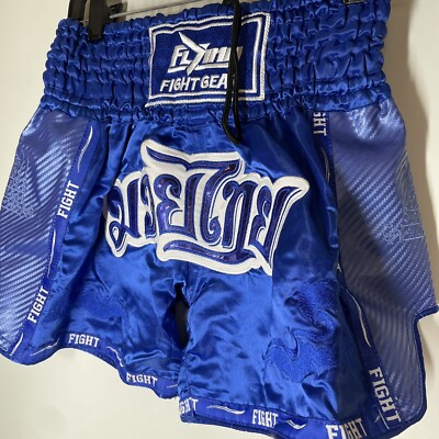 Muay Thai Boxing Shorts For Men Women Kids Kickboxing Fighting MMA Trunks  Small