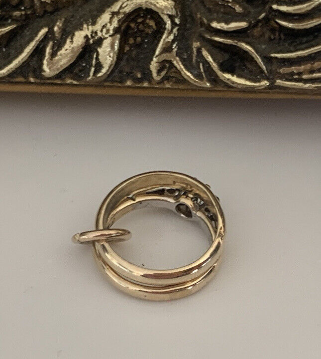 9ct  Yellow Gold Wedding & Engagement Ring Charm … - image 9