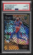 2018 Panini Select Courtside Copper Prizm 47/60 Bruce Brown PSA 10 GEM MT 0m5n