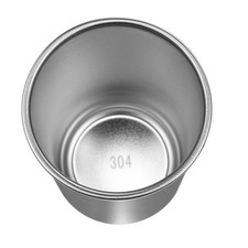  Gobelet porte-brosse à dents de 300 à 400 ml, en plastique gris, idéal pour la