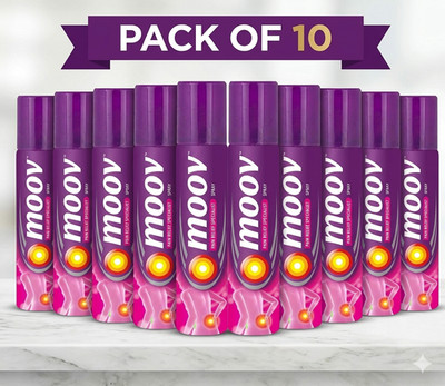 Moov Pain Relief Spray For Back Pain, Joint Pain, Muscle Pain 80g x10 OFFER SALE