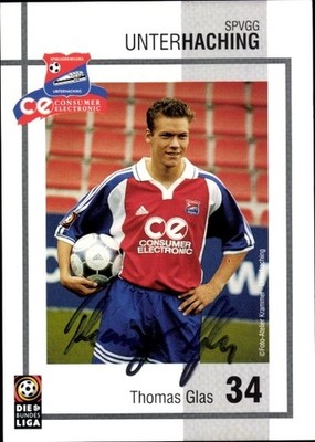 Autograph card footballer Thomas Glas, SpVgg Unterhaching, autograph - 11604008