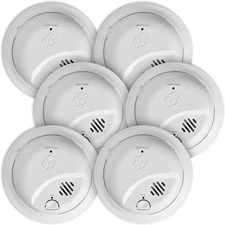 First Alert 9120B6CP/ SMI100-AC Smoke Alarm - 6 Pack