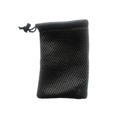 Bolsas de malla pequeñas nailon negro (10 unidades, 13 x 9 cm, 5 x 3,5 pulgadas)