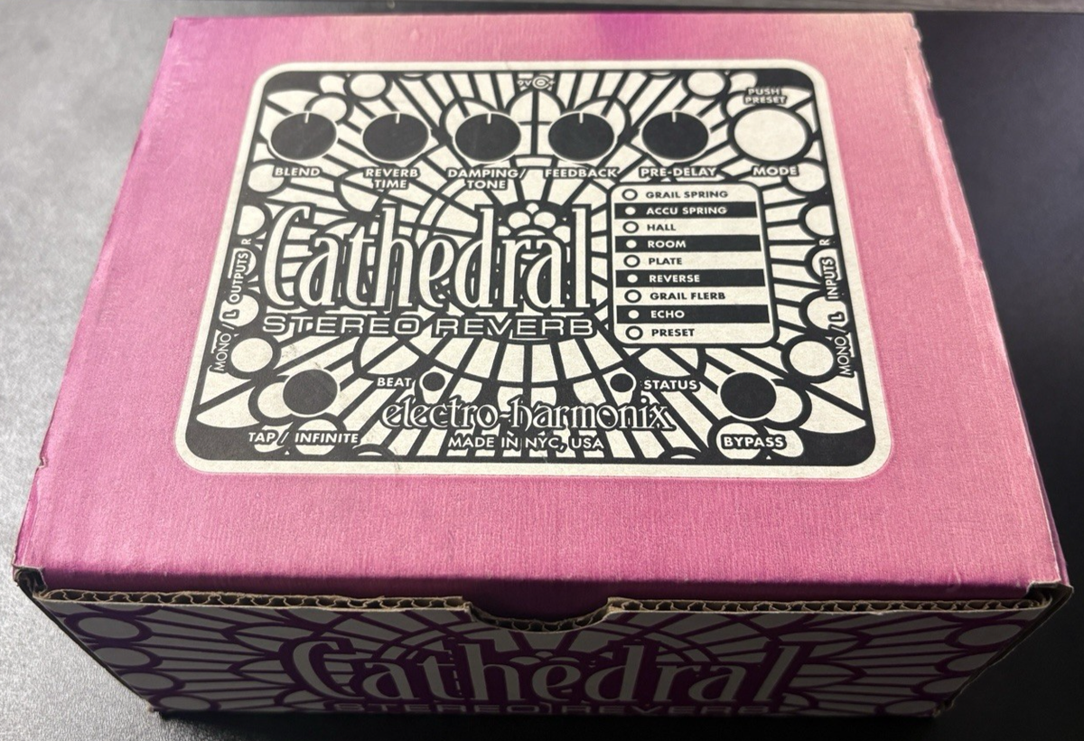 Electro-Harmonix Cathedral Reverb Guitar Effect Pedal for sale