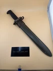 ORIGINAL VINTAGE US WW2 M1905/42 MILITARY M1 BAYONET AND SCABBARD MAKER AFH