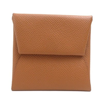 Echte HERMES Bastia Geldbörse Etui Gold Veau Epsom Leder - r11176a