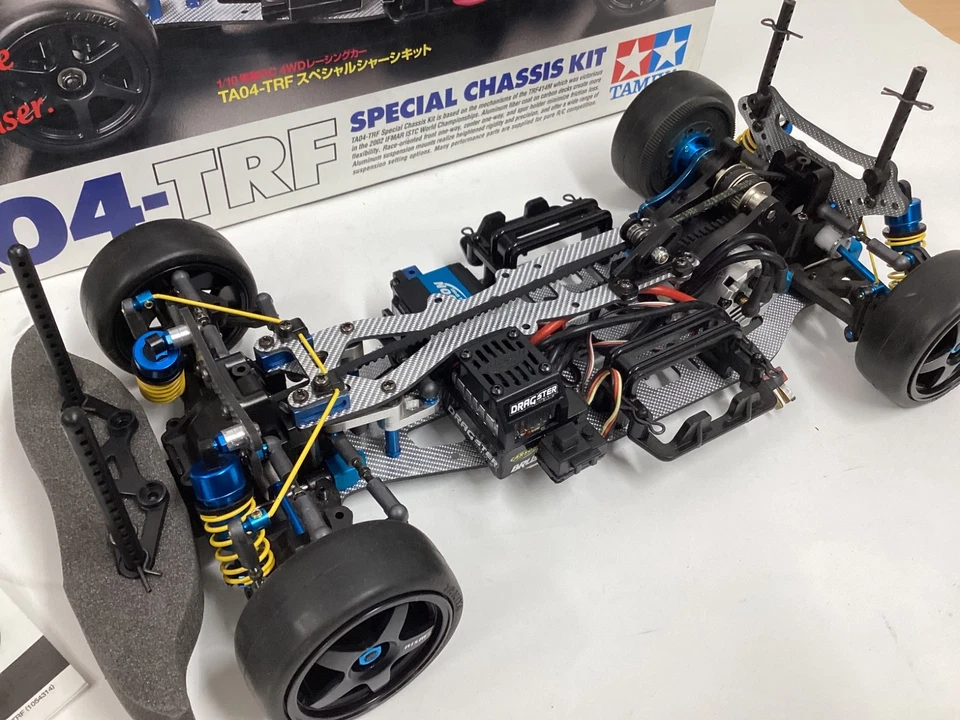 Tamiya Vintage TA04 TRF 49278 inkl. Brushless Set und Servo - Bild 3 von 4