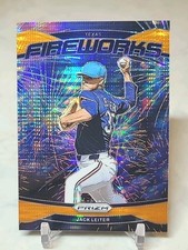 2025 Panini Prizm- Jack Leiter (RC) ORANGE PULSAR PRIZM /399 (SP) #7 RANGERS 