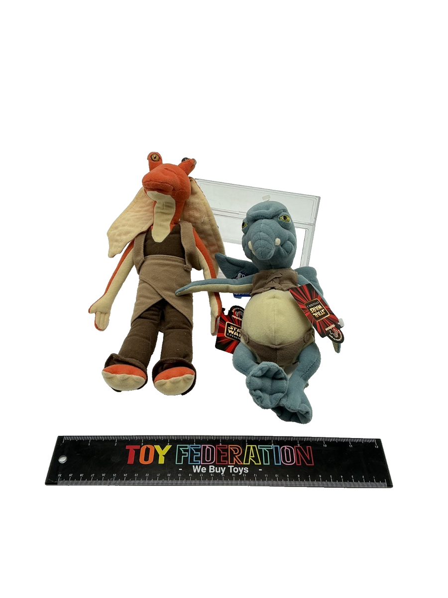 LOT of 2 Applause STAR WARS Episode 1 Jar Jar Binks 12
