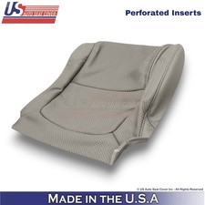 2011-2015 Fits Ford Explorer Limited Leather Perf. Driver Bottom Seat Cover Gray