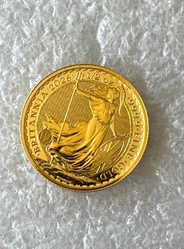 2026 Gold Britannia 1/2 oz — photo from the most recent tracked eBay sale