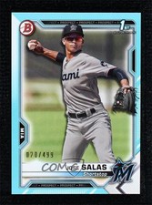 2021 Bowman Prospects Sky Blue Border 20/499 Jose Salas #BP-110 0j5i