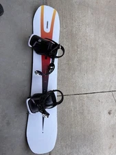 Burton Costom Size 130 With Burton Boots Size 7 Also With Burton Bindings 