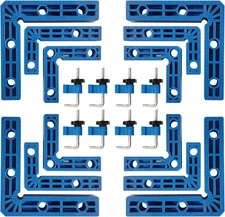 90 Degree Clamp,Positioning Squares, 3" 4" 2.3" Right Angle Clamp with 12 Clampi