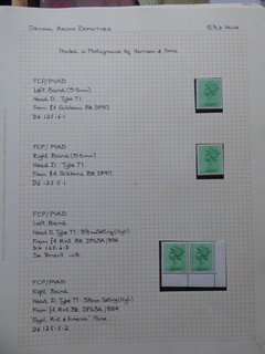 GB. Specialised Machin. Specialised album page. MNH.