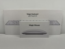 Magic Keyboard With Touch ID Model A2449 - Apple Magic Mouse Model A1657 