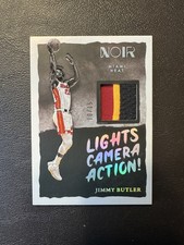 2024-25 Panini Noir Jimmy Butler III #LCA-BUT Lights Camera Action Patch /15
