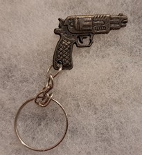 Mini Keychain Pistol Weapon Gun Metal Key Ring  