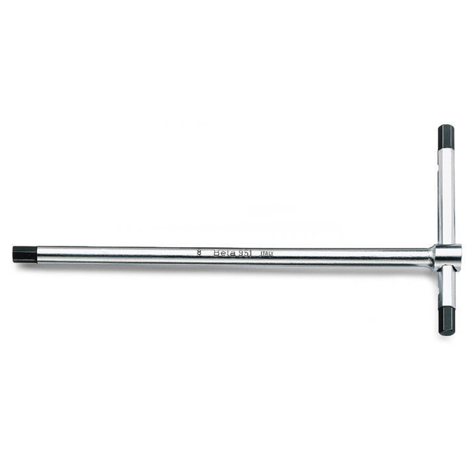 Beta Tools / Garage / Workshop T-Handle Wrench With 3 Hex Male Ends - 2mm