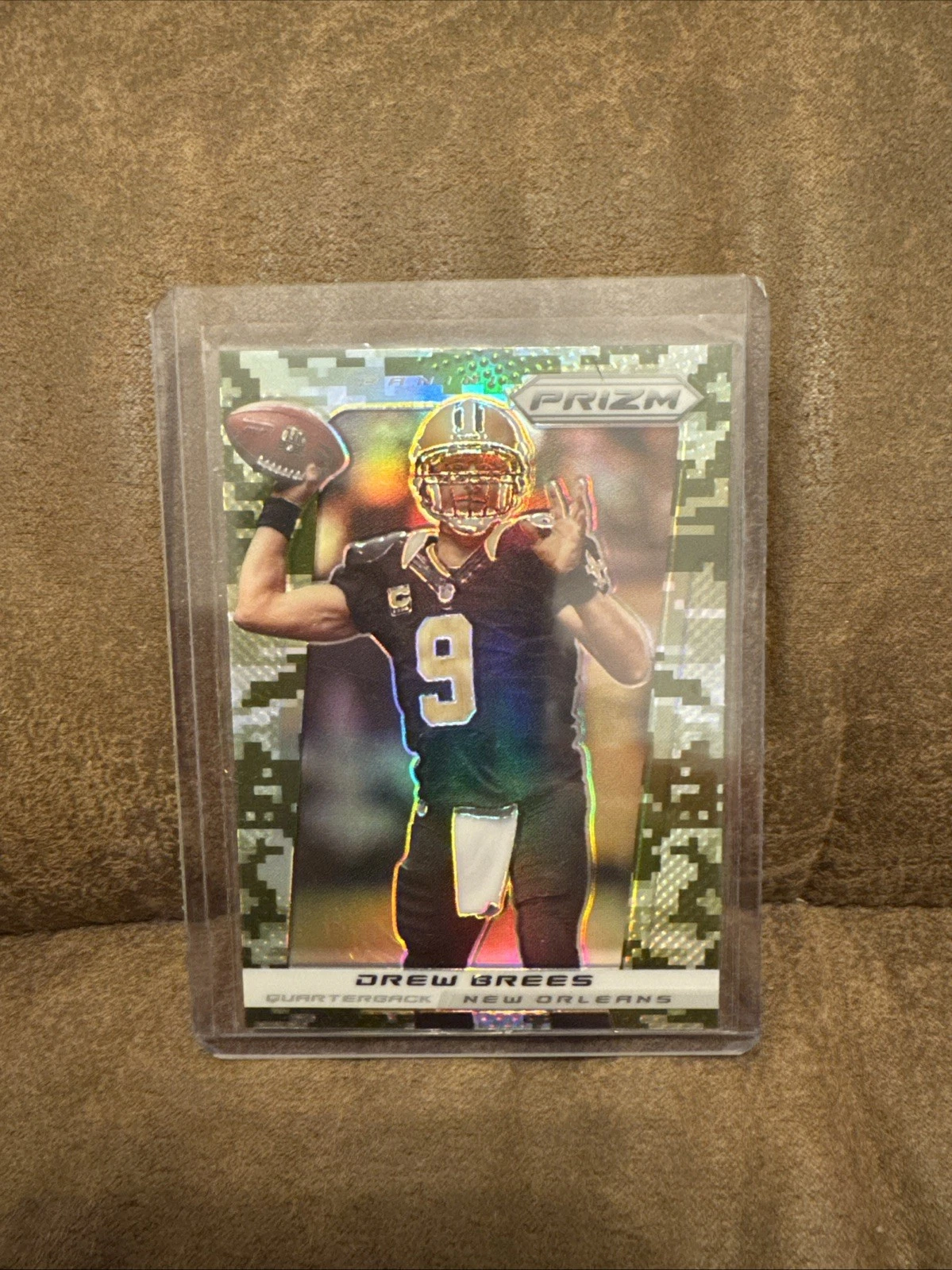 2013 Panini Prizm - Drew Brees #140 Camo Prizm