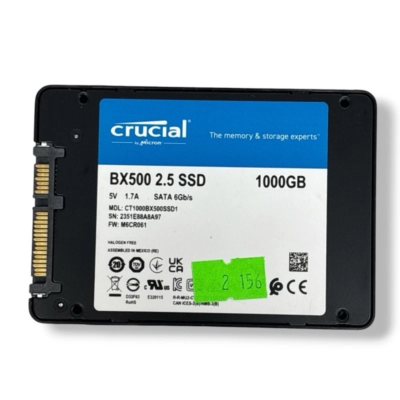 Las mejores ofertas en Capacidad de almacenamiento 1TB Crucial