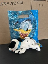 Disney Store Mini Bean Bag 102 Dalmatian Announcement Puppy With Bag