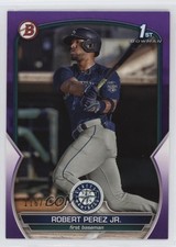 2023 Bowman Prospects Purple 116/250 Robert Perez Jr #BP-124 0p10