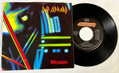 Def Leppard - Women / Tear It Down - Vinyl 7'' Single 45rpm Picture Sleeve 1987