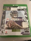XBox One- XBox series X Madden NFL 21  game ( free shipping to Canada  )