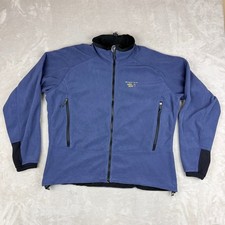 VTG Mountain Hardwear Jacket Womens XL Fleece Full Zip Gorpcore Hiking USA Made