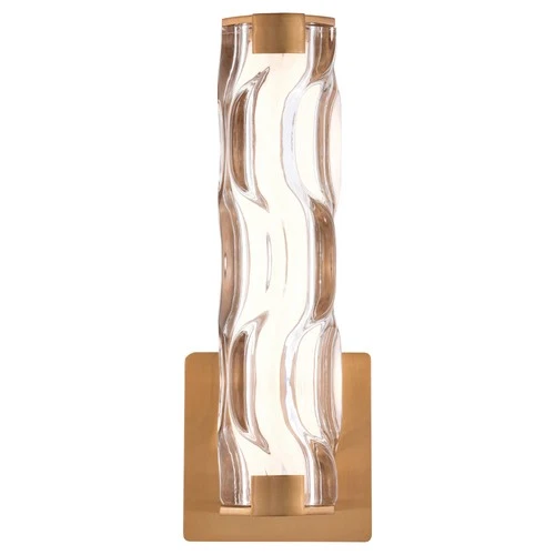 Vaxcel Lighting W0357 Marseille 1 Light 13" Tall LED Bathroom - Brass - Picture 1 of 9