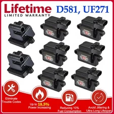 8 Square Ignition Coils High Performance For Chevy GMC 4.8L 5.3L 6.0L 8.1L UF271