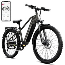 27.5'' Electric Bike 1500W 28MPH 7-Speed E-Mountain Bike Disc Brakes LCD Display