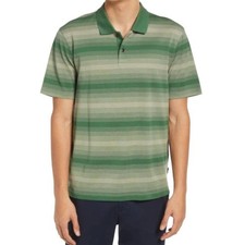 Ted Baker NWT Omeath SS Striped Polo Green Size 5 US XL Short Sleeve Collared