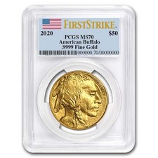 2020 1 oz Gold Buffalo MS-70 PCGS (FirstStrike®) 3998.81 per troy oz