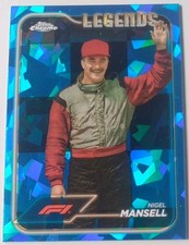 Nigel Mansell 2024 Topps Chrome Sapphire Formula 1 F1 #194