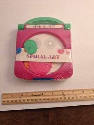Red Spiral Art Craft Set Spirograph