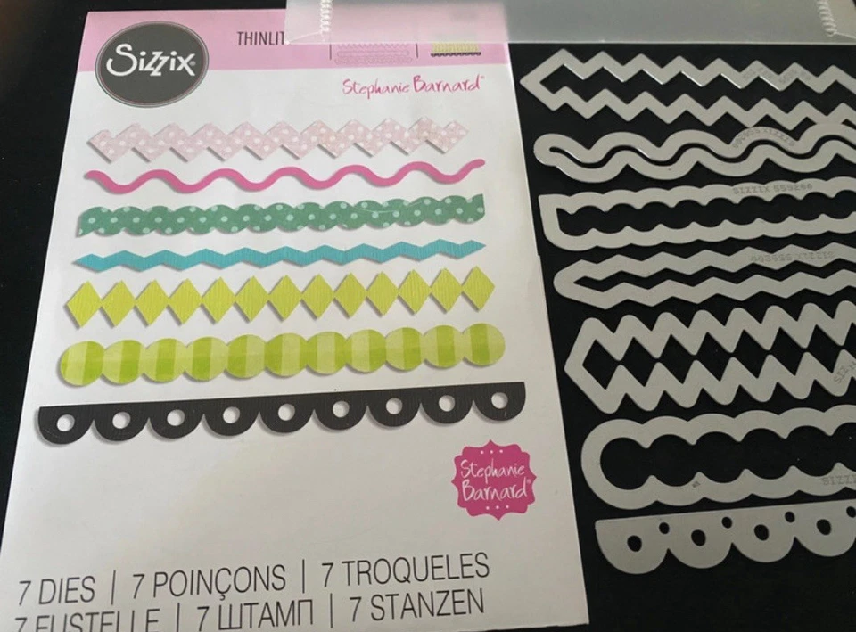 Sizzix Thinlits Stanzenform, Borders, Ränder 7er Set - Bild 3 von 4