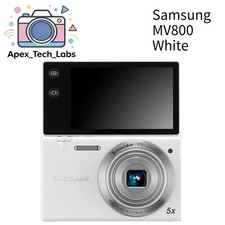 Samsung MV800 Compact Digital Camera 16MP 5x Optical Zoom with Touchscreen White