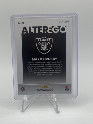 2025 Panini Select ALTER EGO Maxx Crosby - RAIDERS Short Print #19