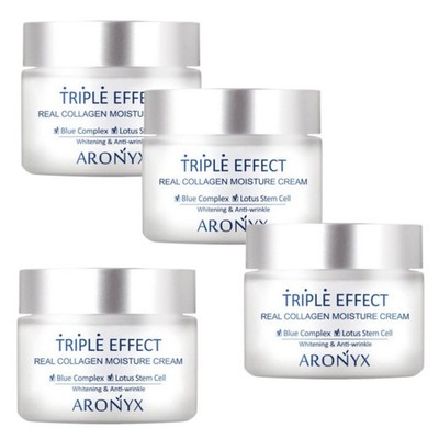 Aronyx Triple Effect Real Collagen Moisture Cream 50ml 4ea Korea Beauty