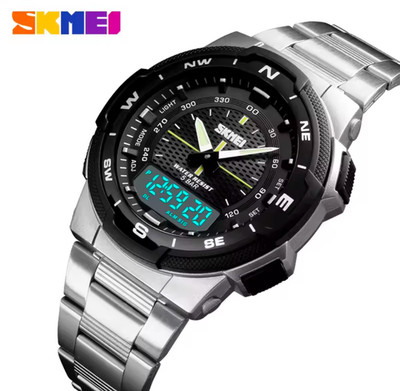 SKMEI 1370 Luxury Full Steel Business Waterproof Watch Relogio Masculino Watch M