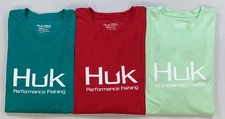 NEW Men's HUK Performance Fishing Gear Long Sleeve Rashguard Shirt NEW