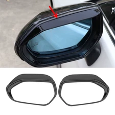 For Toyota Corolla 2019-2024 Bright black Accessories Rain Eyebrow Cover 2pcs