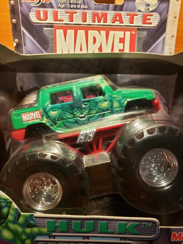Lot Of 4. 2002 Marvel Maisto Hulk Ducati 900 Monster Truck H2 Hummer Monster Jam - Image 2 of 4