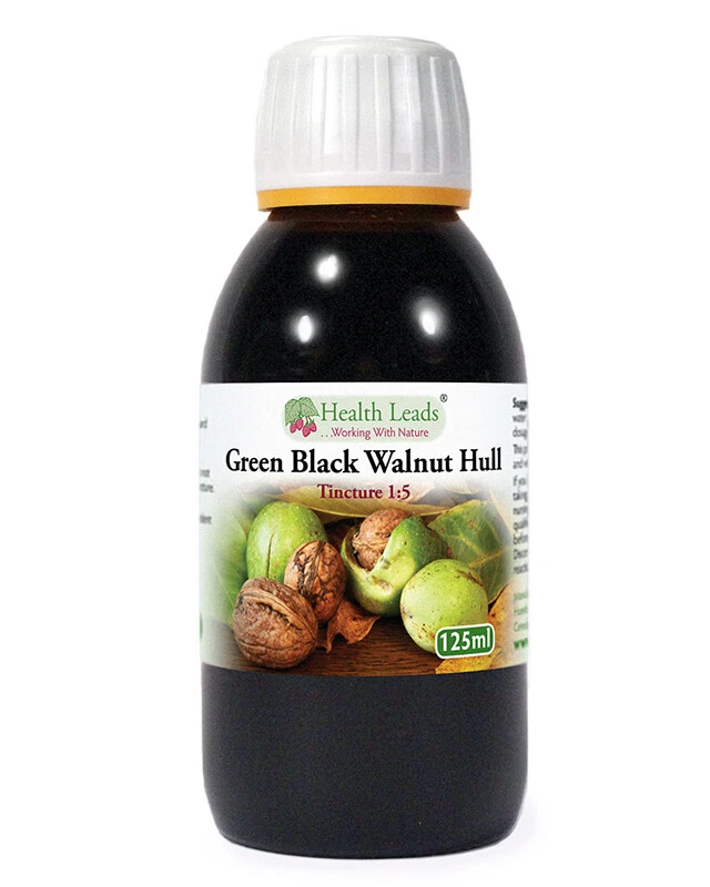 HEALTH LEADS Green Black Walnut Hull 1:5 Tincture 125ml