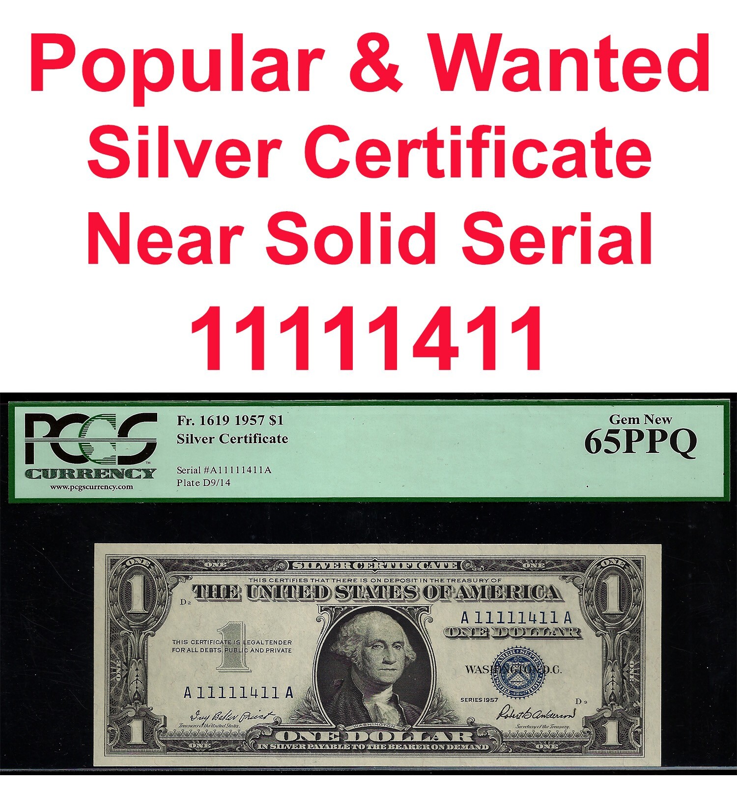 Look Up Silver Certificate Serial Number