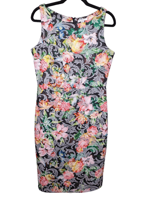 new york and company midi dress Floral Tiered Midi Sun Dress - MEDIUM / GREEN
